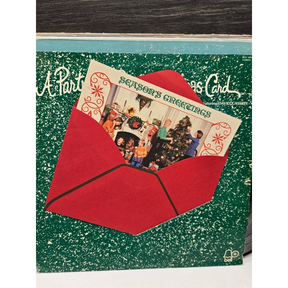 A Partridge Family Christmas Card Vinyl LP David Cassidy Shirley Jones Bell 6066